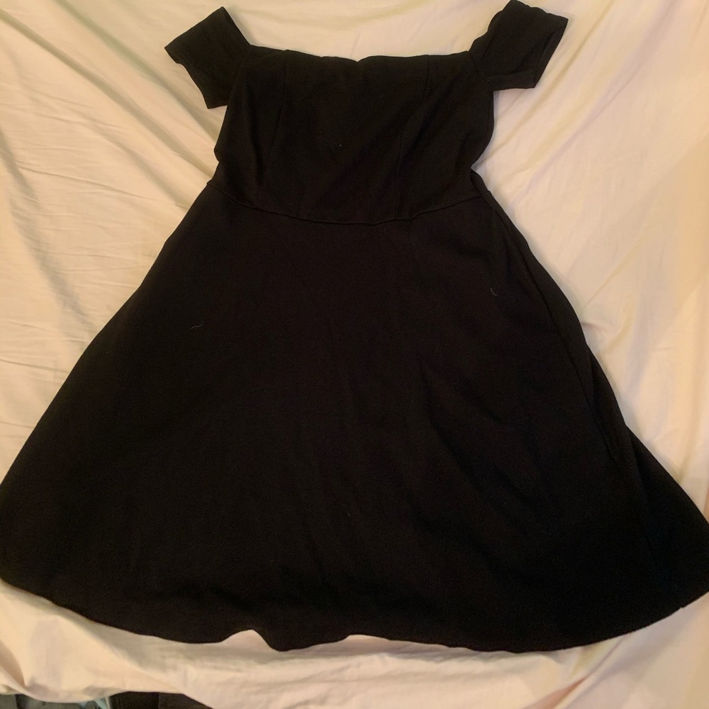 Free people black off the shoulder dress